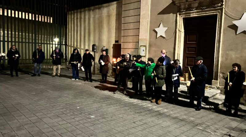 Fiaccolata carcere Reggio Calabria